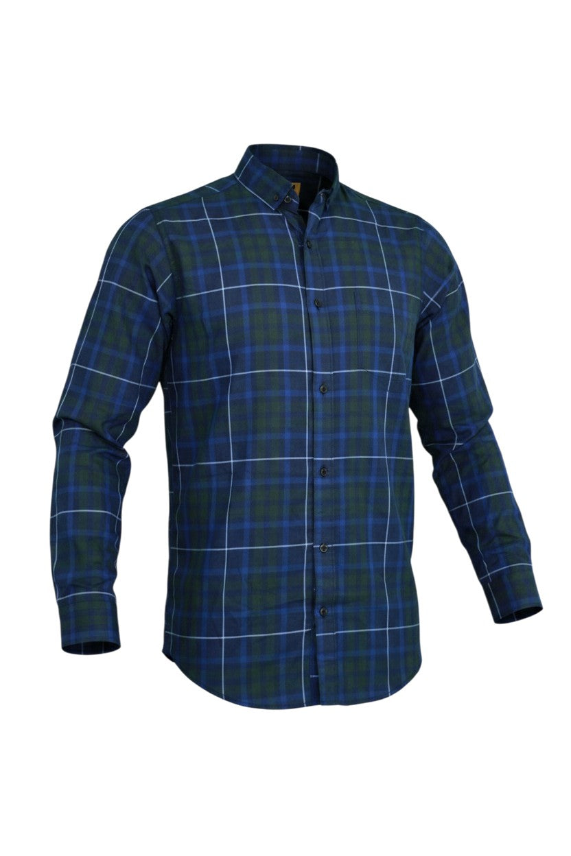 Urban Blue Checkered Shirt