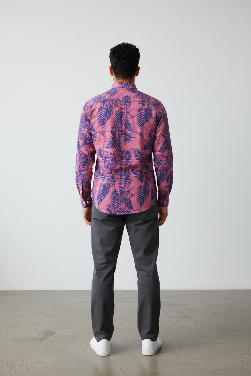Violet Serenity Floral Shirt