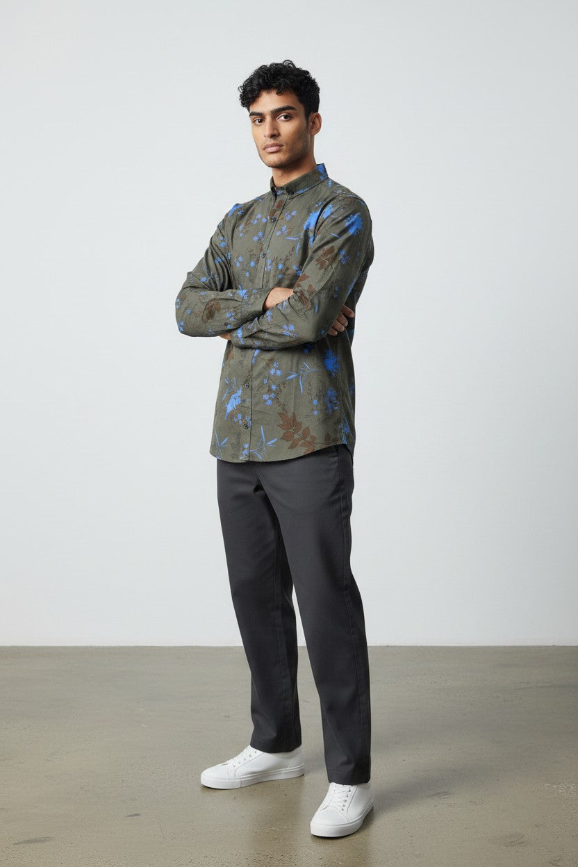 Frosted Flora Shirt