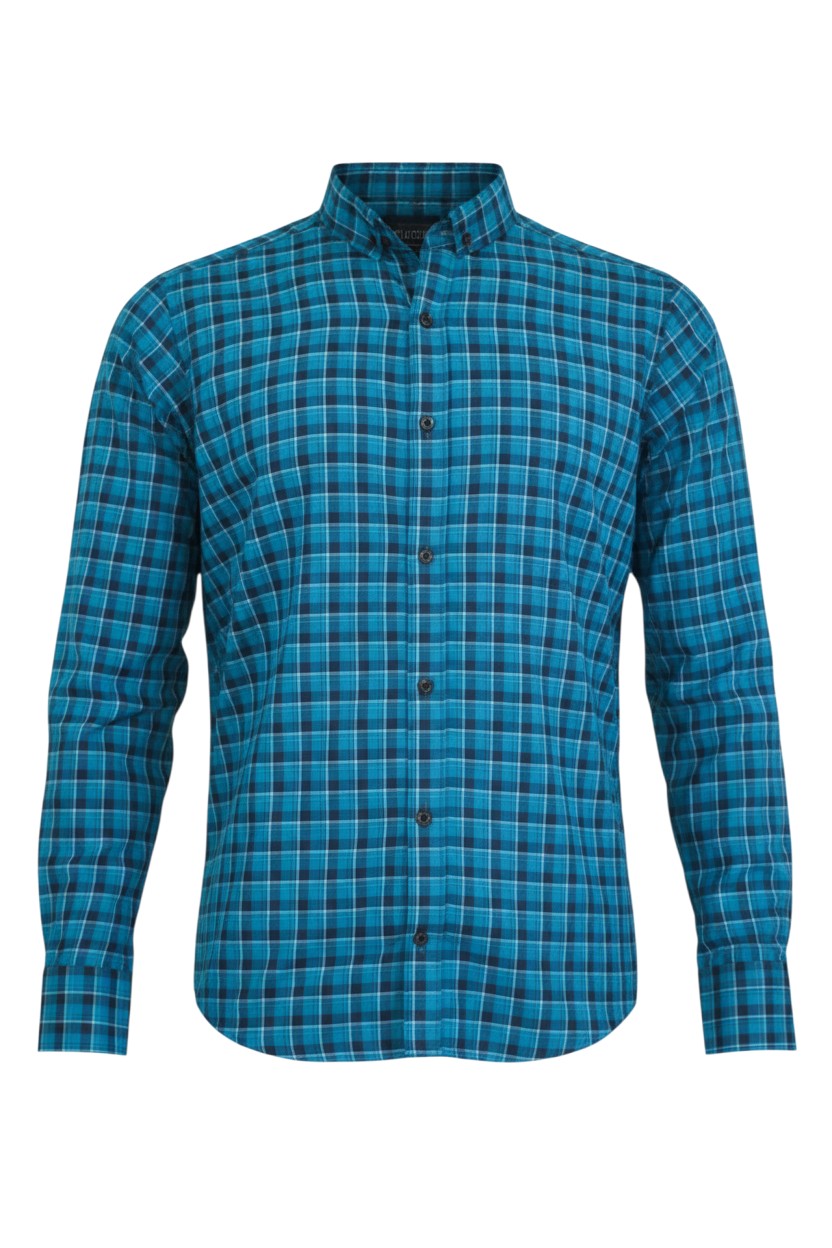 Classic Blue Checks