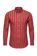 Scarlet Noir Stripe Shirt - I