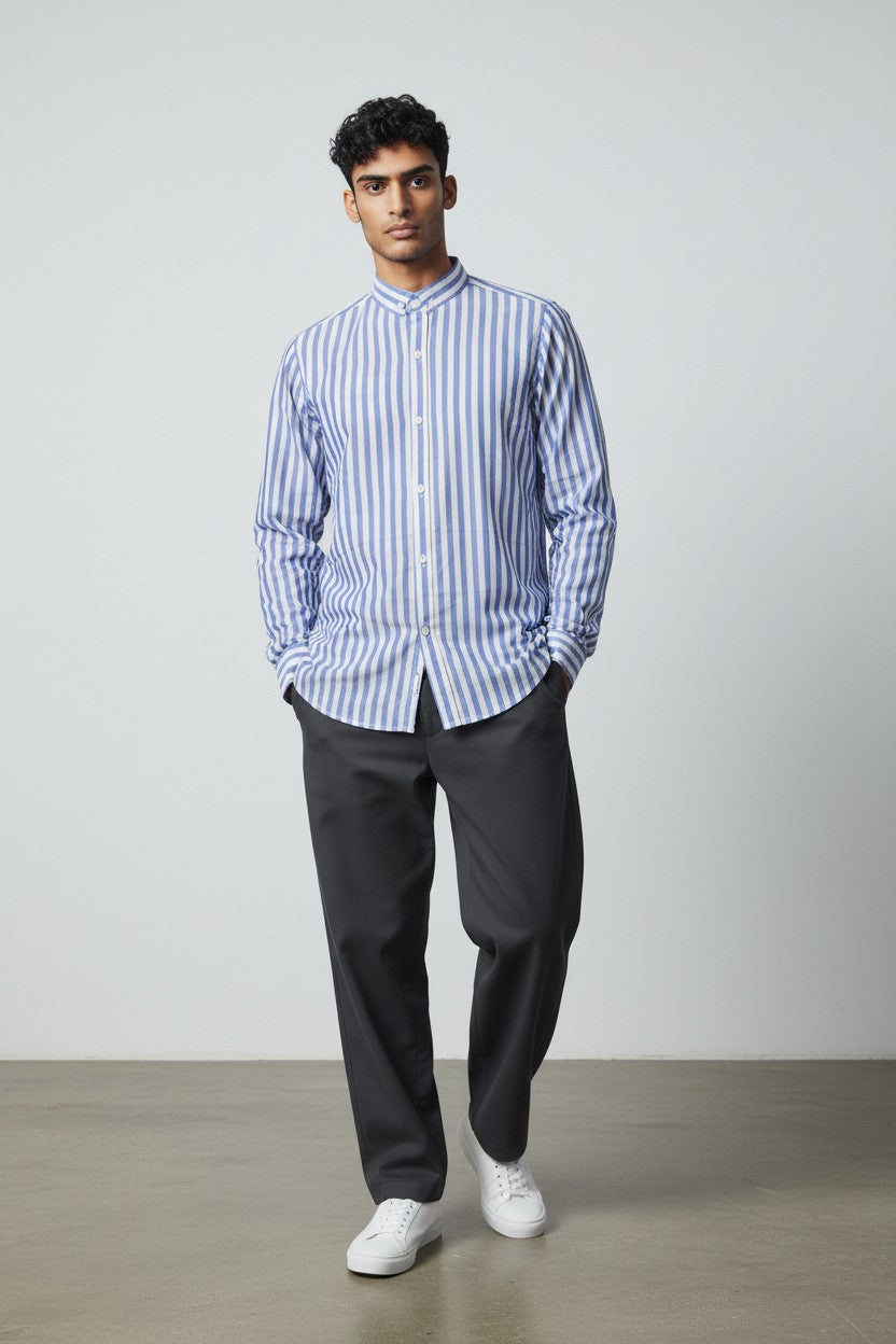 Blue Horizon Stripe Shirt