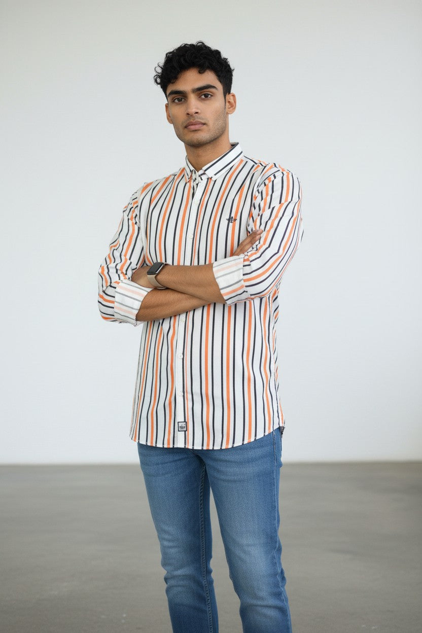 Orange and Black Spectrum Shirt