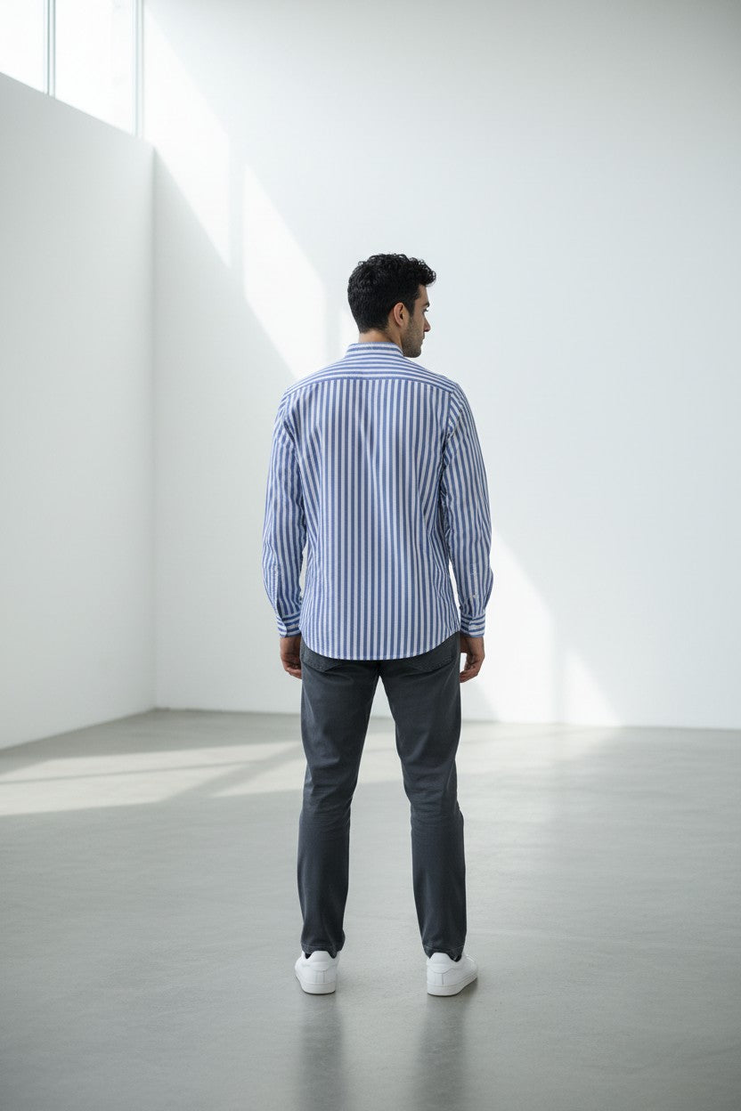 Blue Horizon Stripe Shirt