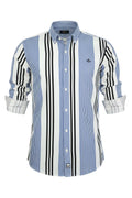 Blue and Black Spectrum Shirt