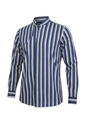 Indigo Bloom Stripe Shirt