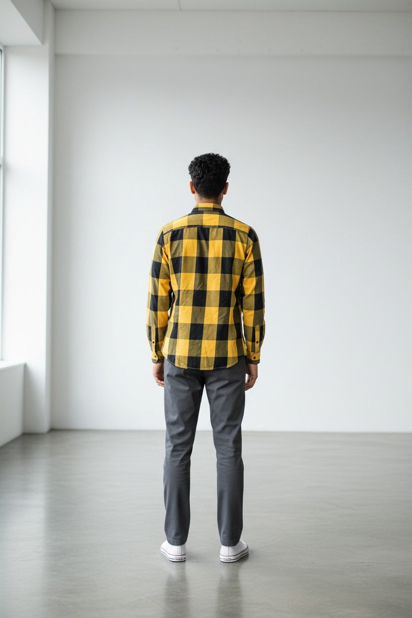 Nightfall Yellow Checks
