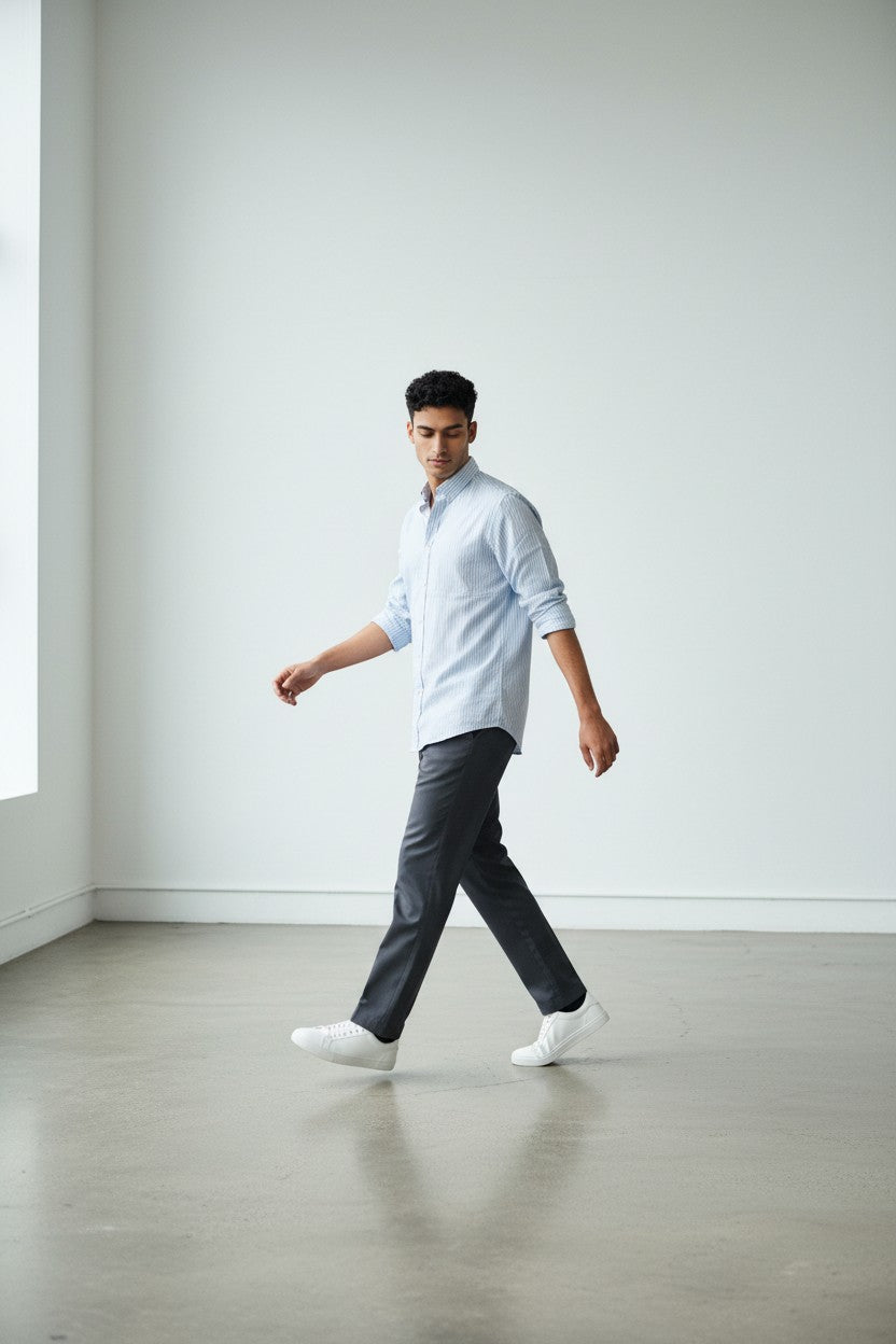 Frost Blue Stripe Shirt
