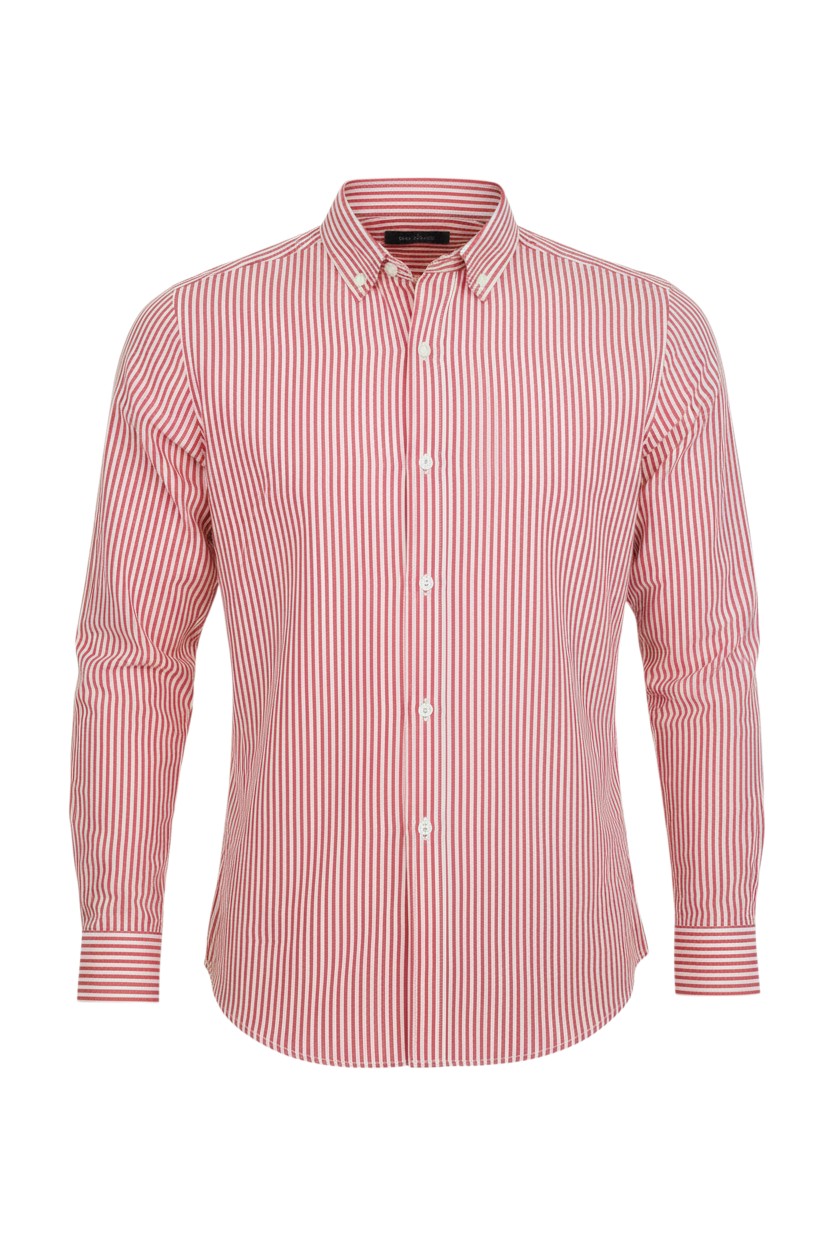 Scarlet Edge Stripe Shirt