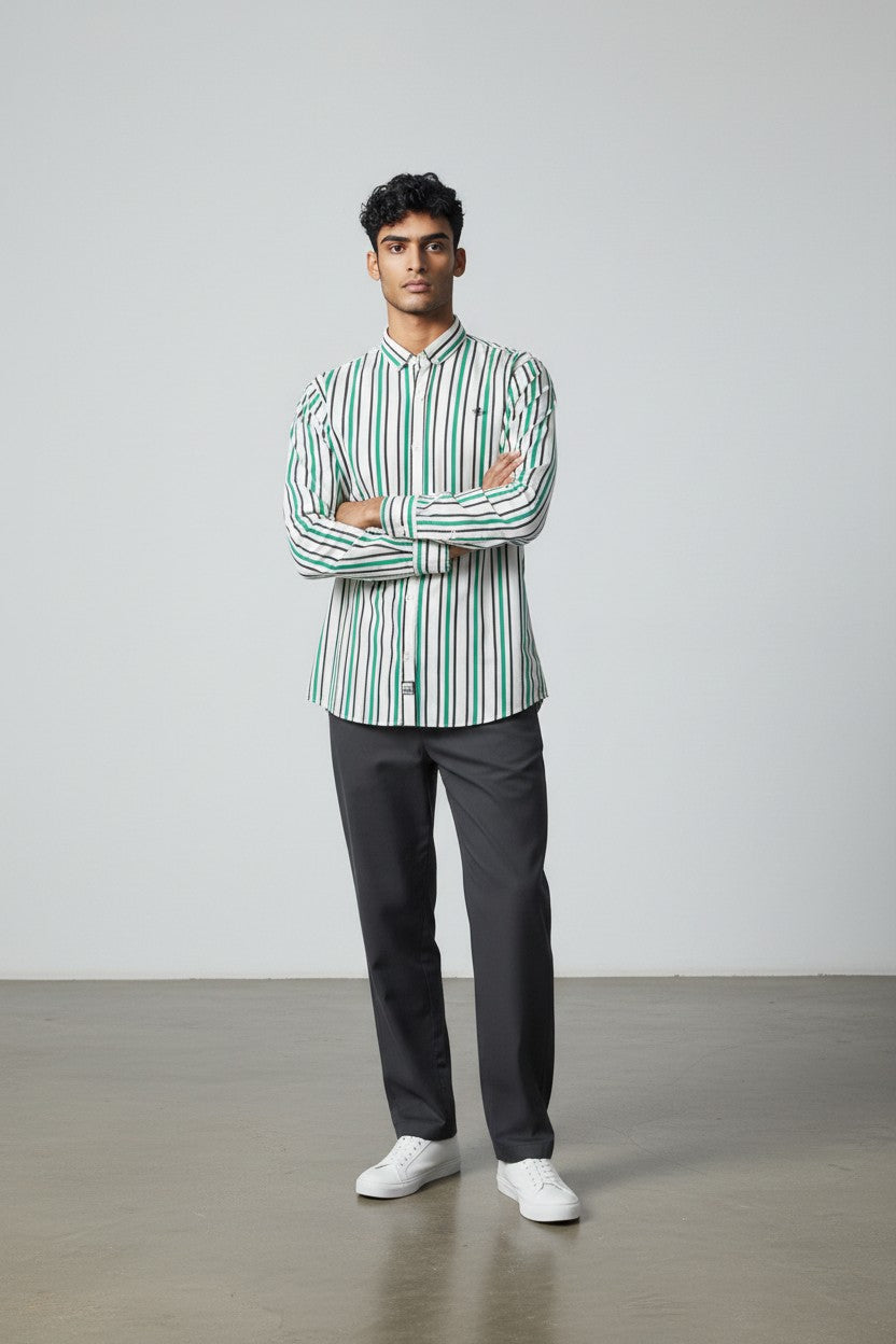 Green and Black Spectrum Shirt