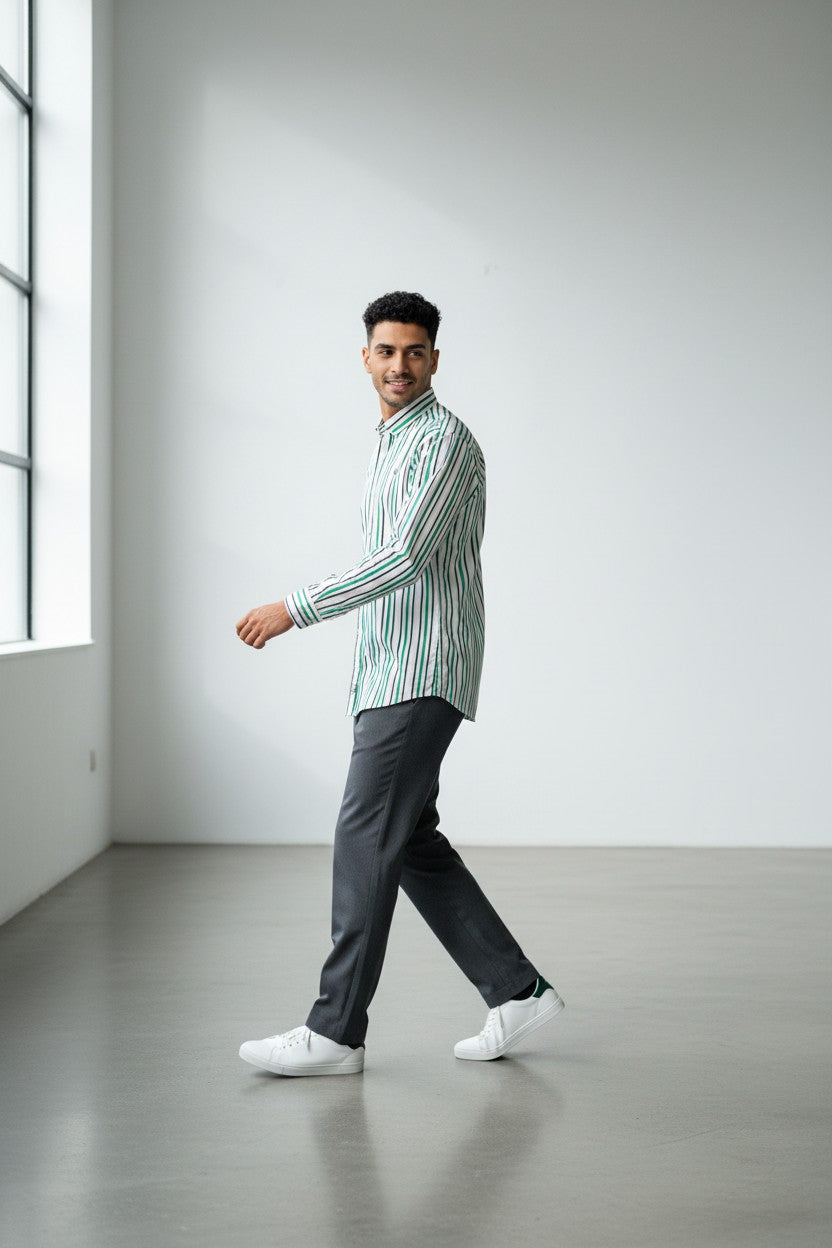 Green and Black Spectrum Shirt