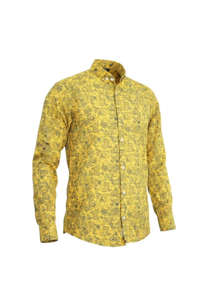 Noir Accent Yellow Shirt