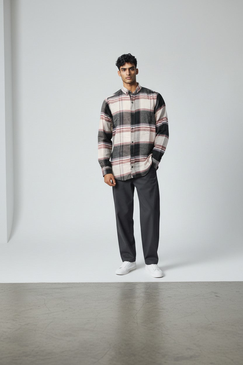 Blush Shadow Plaid