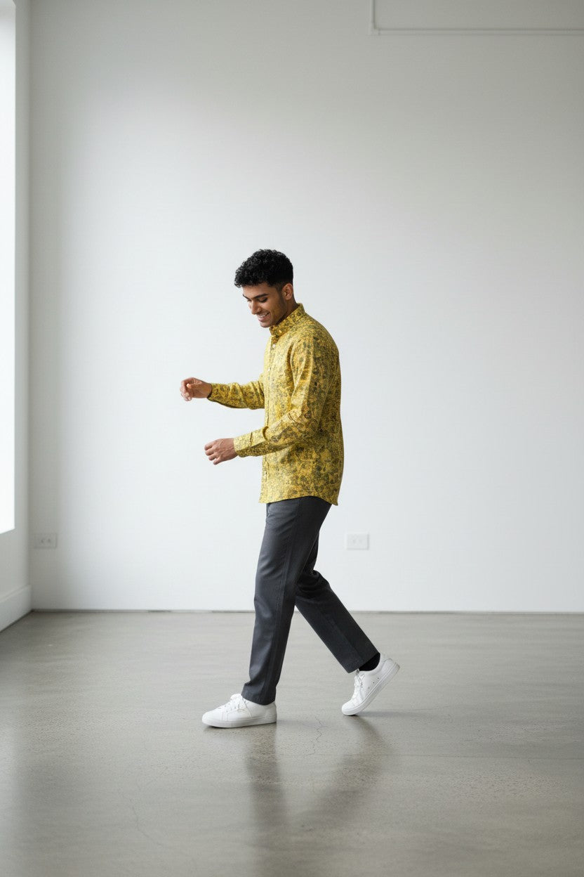 Noir Accent Yellow Shirt