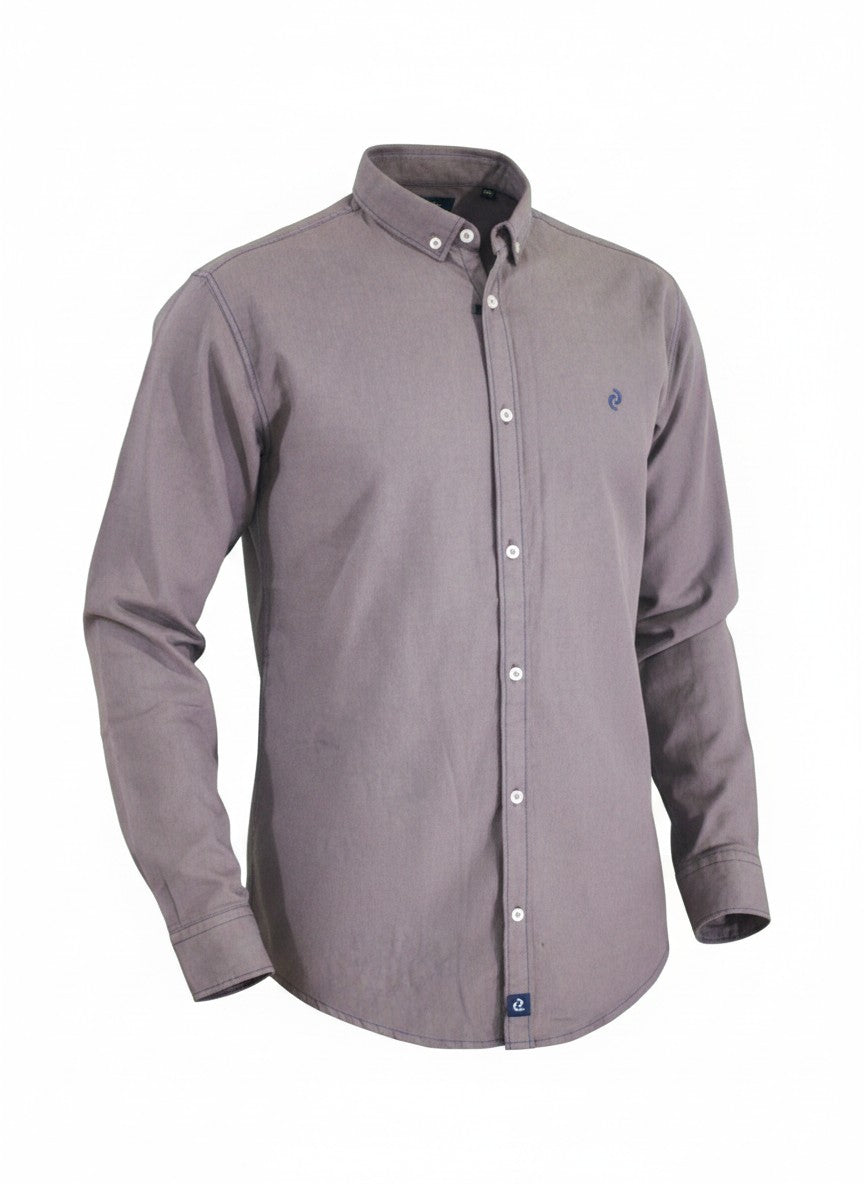 Dusty Mauve Heritage Button-Down | Premium Twill