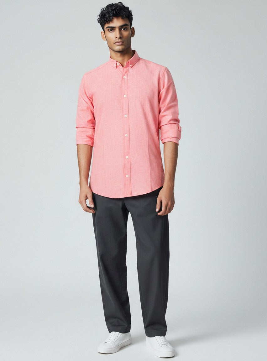 Salmon Mist Heritage Button-Down