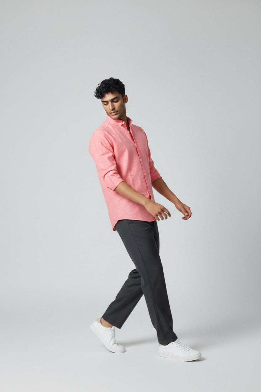 Salmon Mist Heritage Button-Down