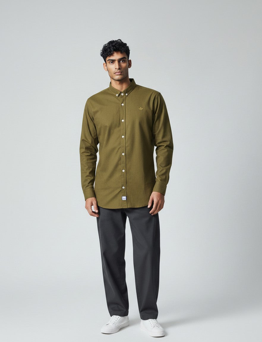 Military Green Essential Twill