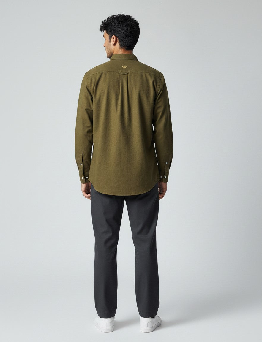 Military Green Essential Twill