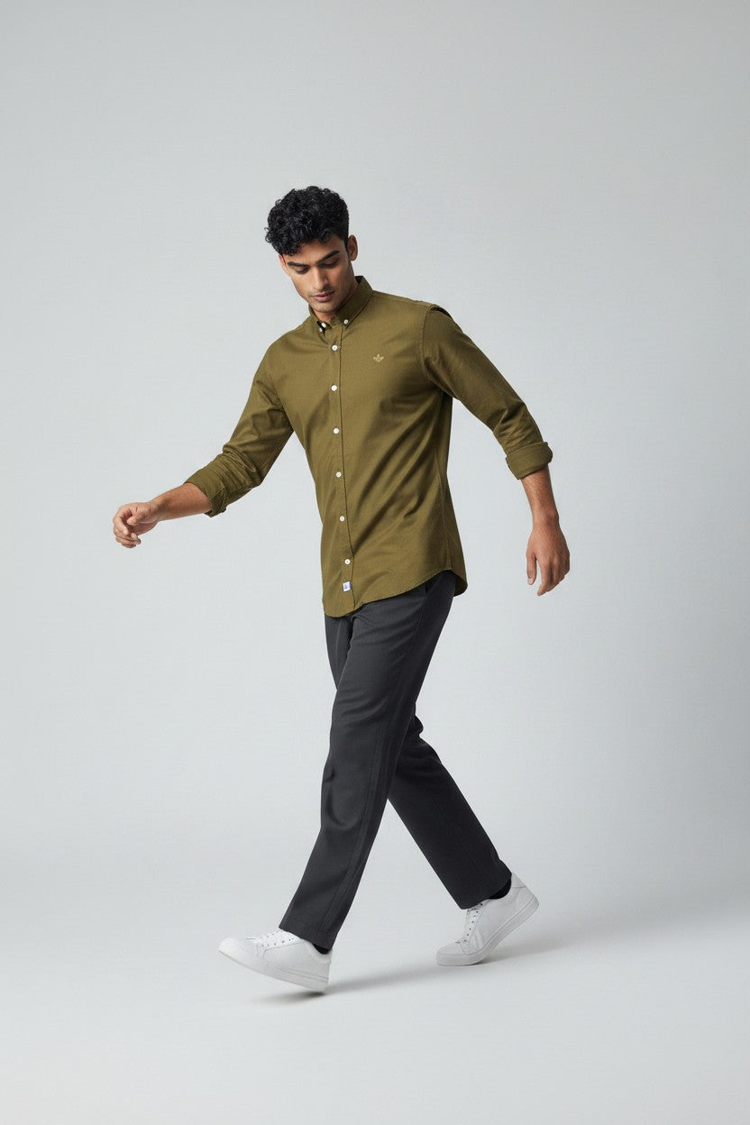 Military Green Essential Twill