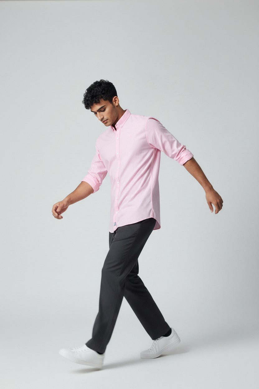 The Peony Pink Signature Button-Up